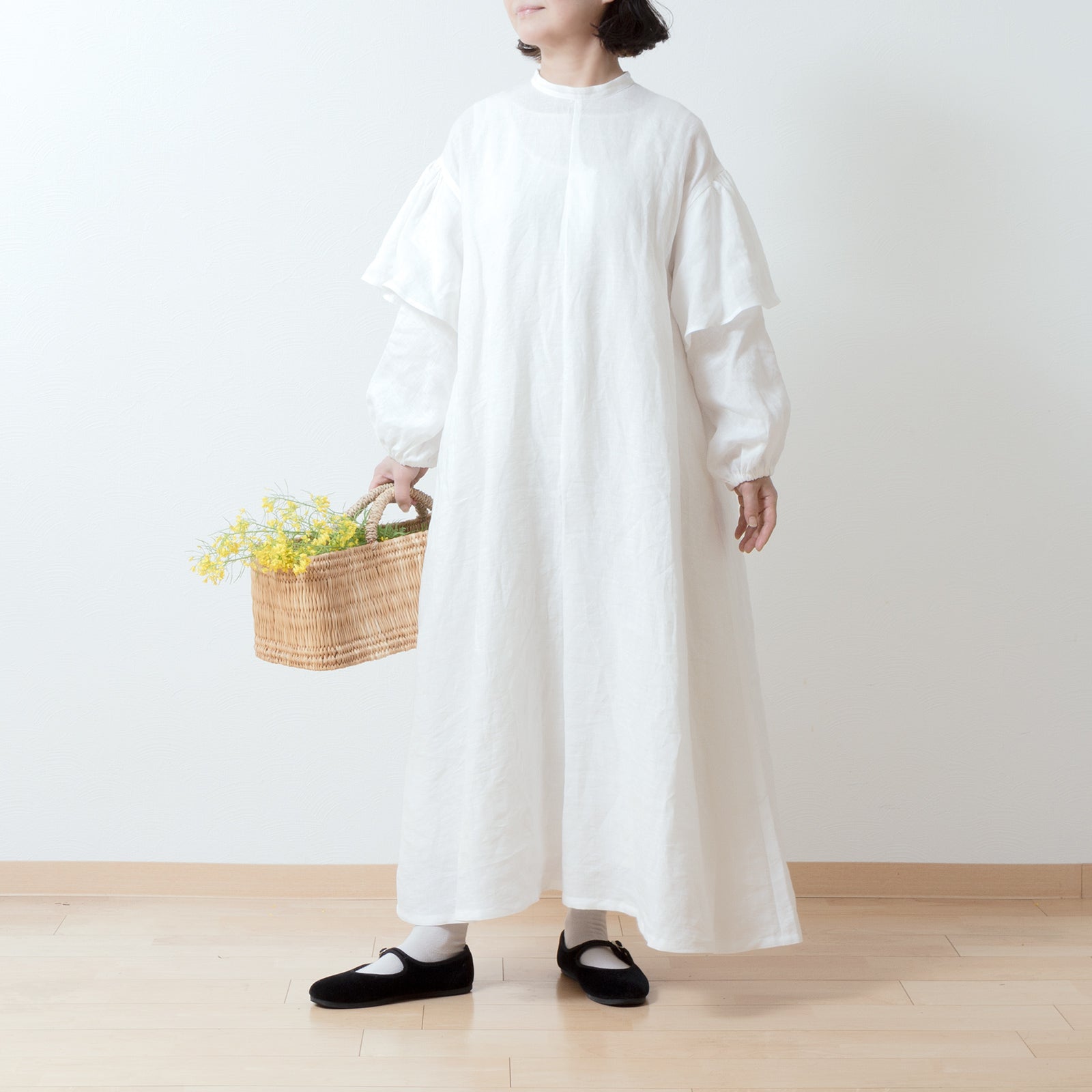 knee length dresses for ladies Alena Linen Dress – Gorsuch