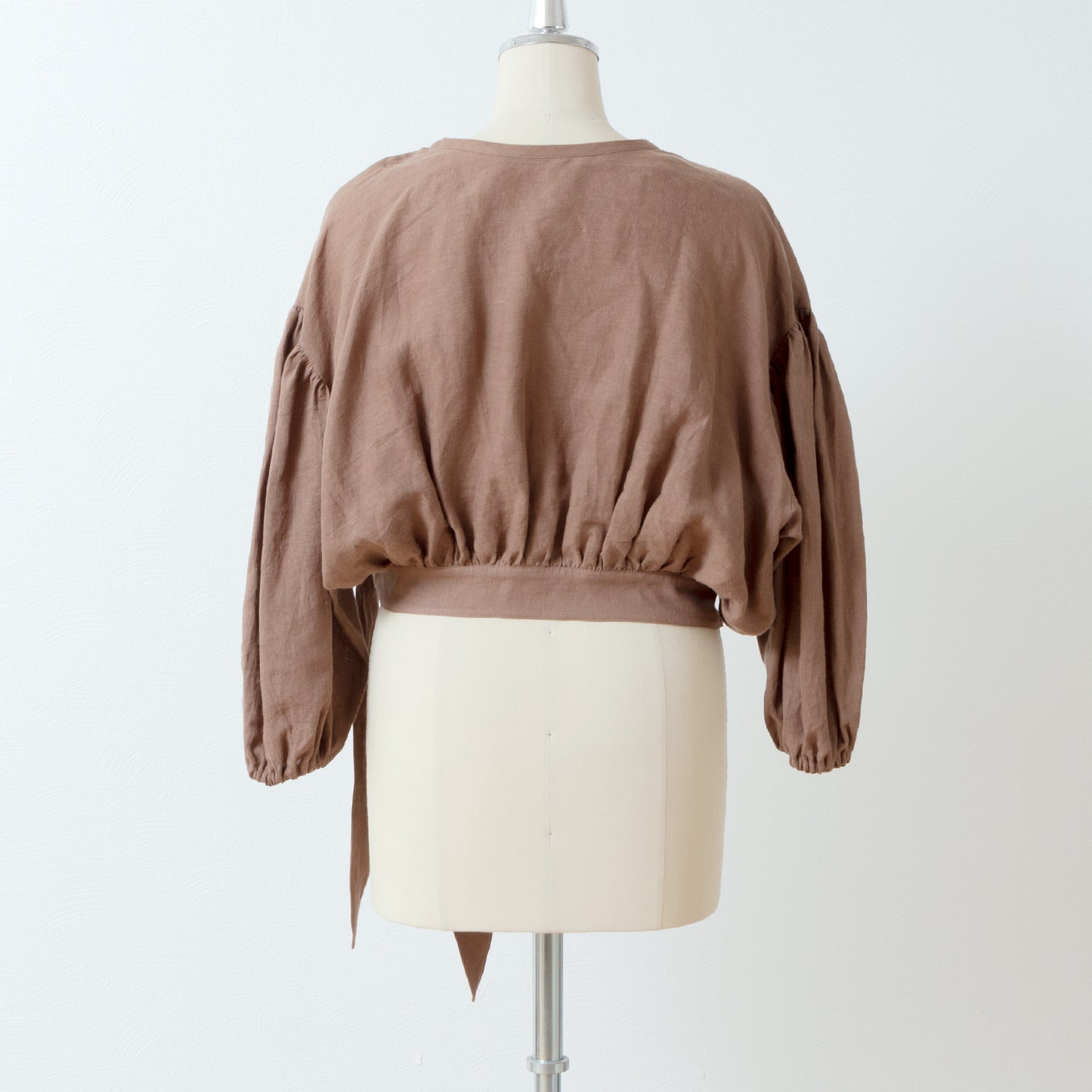 *刊登於《NaturiLa》雜誌*Cash-Coeur 褶皺兩用襯衫 - 法國亞麻/駝色