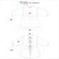 Tiered 2-Way Blouse with an Adult-Cute Ribbon Tie at the Back / Camel
