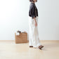 Suspender Wide Linen Pants / Off-white