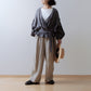 Cache-coeur frill linen bolero/gray