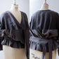 Cache-coeur frill linen bolero/gray