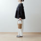 Adult-Cute Tiered 2-Way Blouse with Back Ribbon Tie / Black